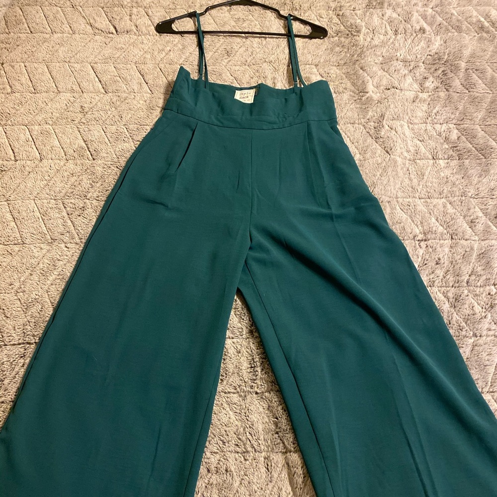 Teal jumpsuit